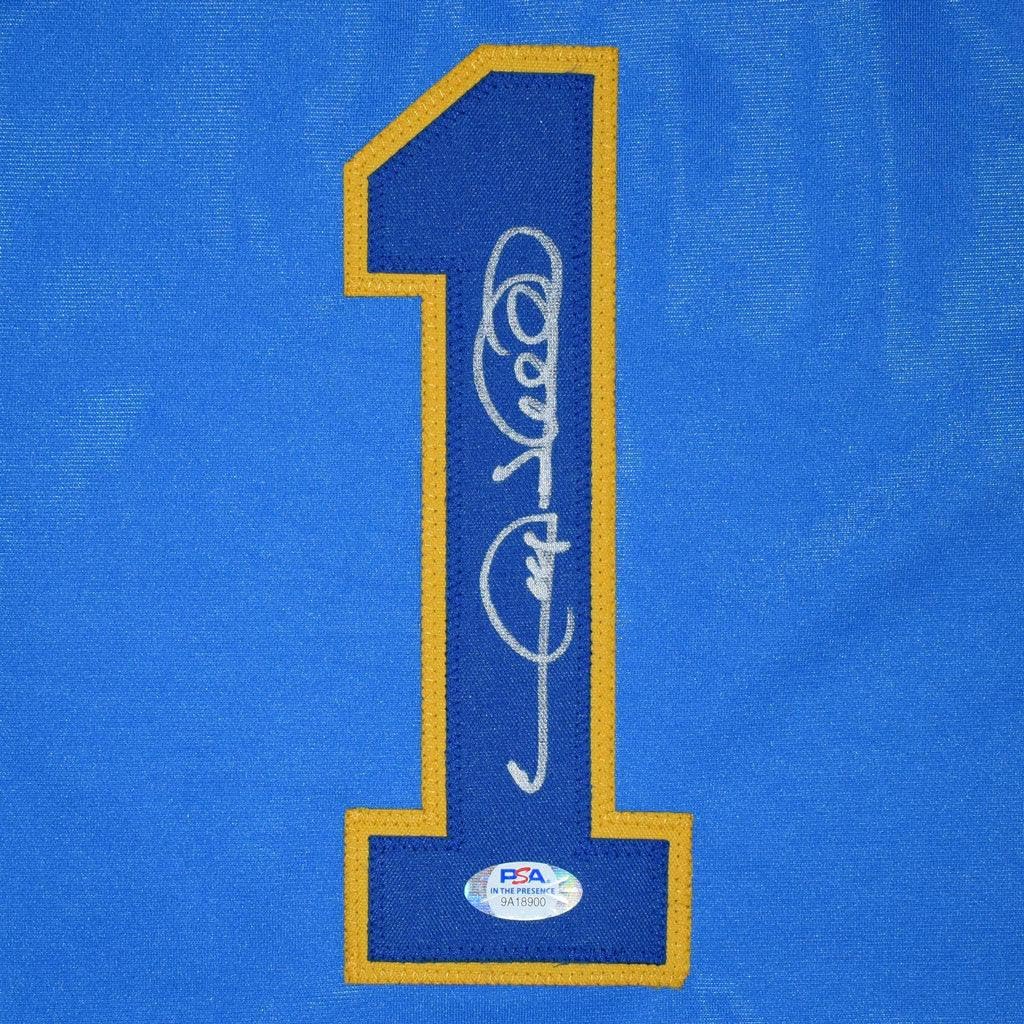 Gary Sheffield Autographed Milwaukee Brewers Blue Baseball Jersey - Hand Signed & JSA COA - Perfect for Collectors, Fans & Sports Memorabilia Displays
