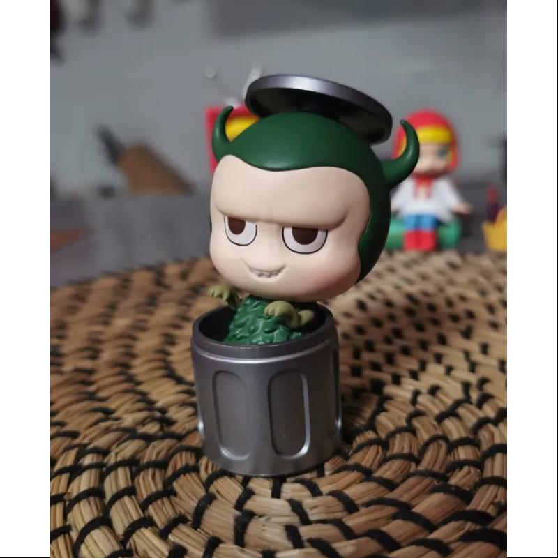Labubu The Monsters Carnival Series Trash Can Monster Toy - Cute Collectible Vinyl Figure for Display, Gifts & Anime Fans (Perfect for Home Decor, Office Desk & Pop Culture Collections)