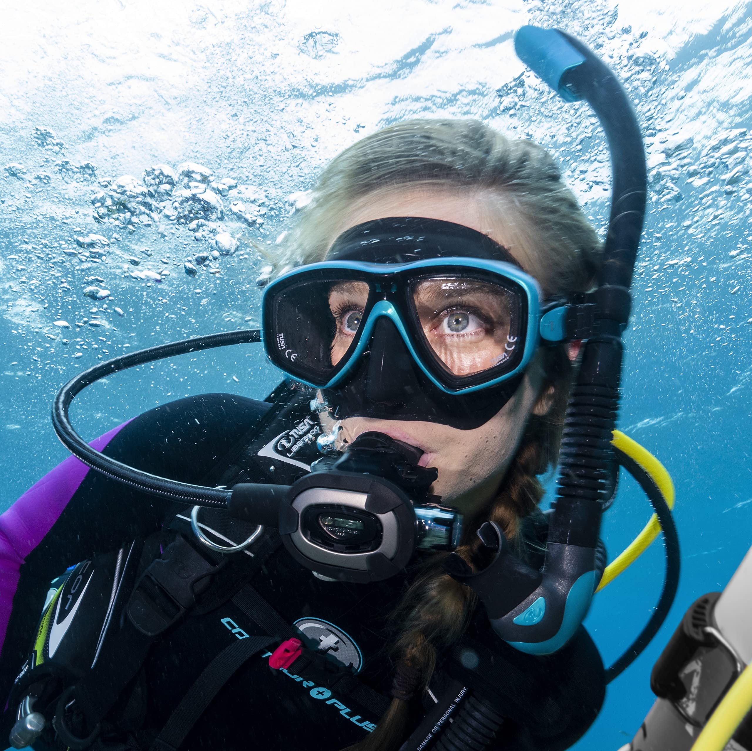 TUSA M-212 Freedom Ceos Scuba Diving Mask - Premium Snorkeling & Diving Gear for Clear Underwater Vision | Perfect for Ocean, Pool & Spearfishing Adventures