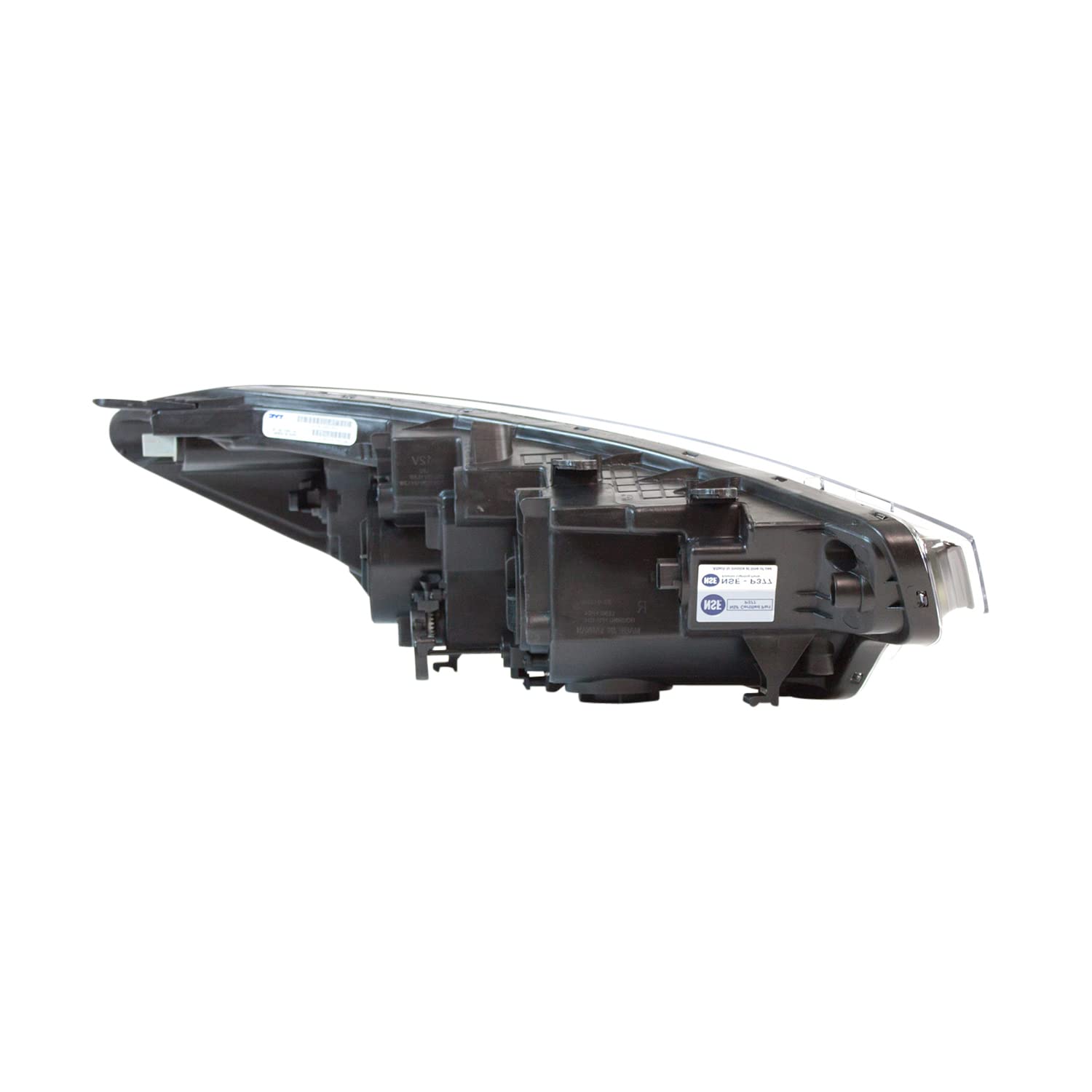 TYC Left Headlight Assembly Compatible with 2014-2016 Kia Forte - Replacement Headlamp for Improved Night Driving Safety