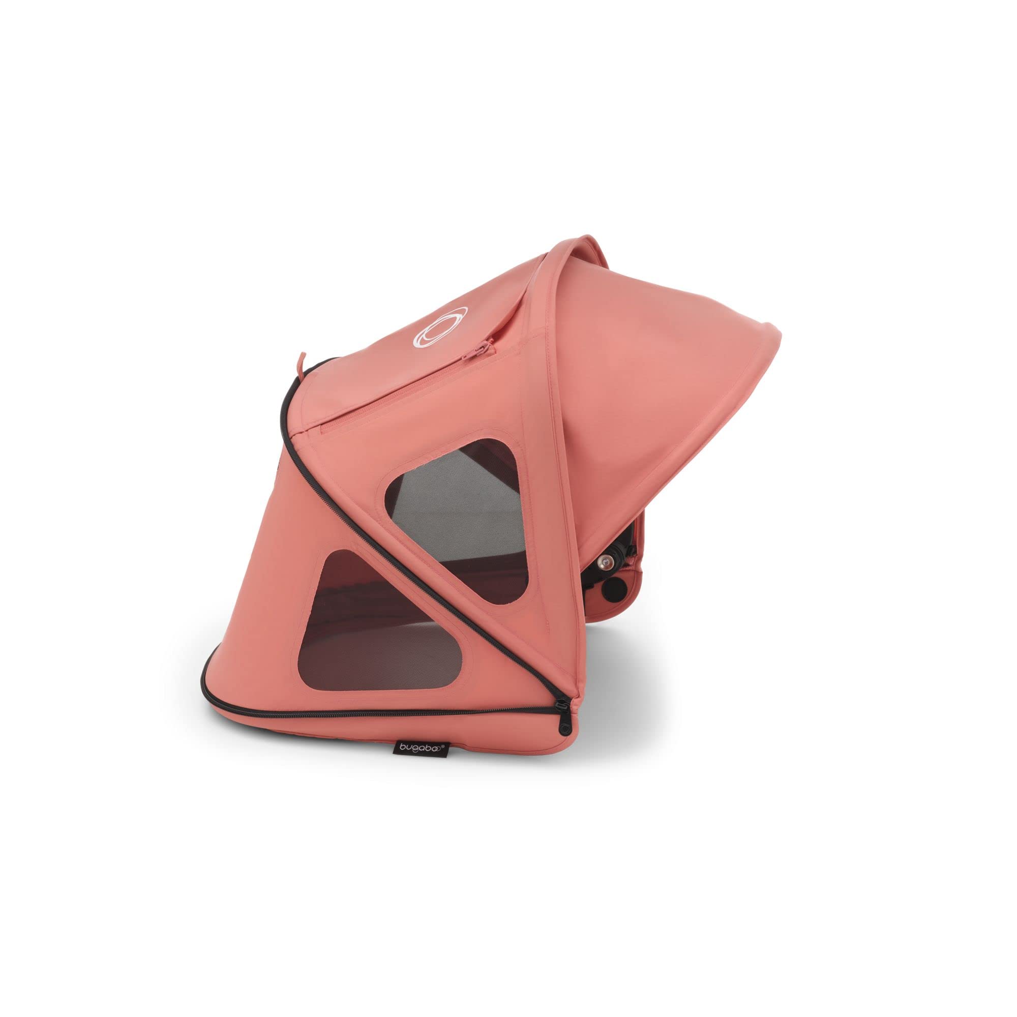 Bugaboo Dragonfly Breezy Sun Canopy Stroller Accessory with UPF 50+ Sun Protection & Ventilation Panels - Sunrise Red | Perfect for Outdoor Walks, Beach Trips & Sunny Day Adventures with Baby