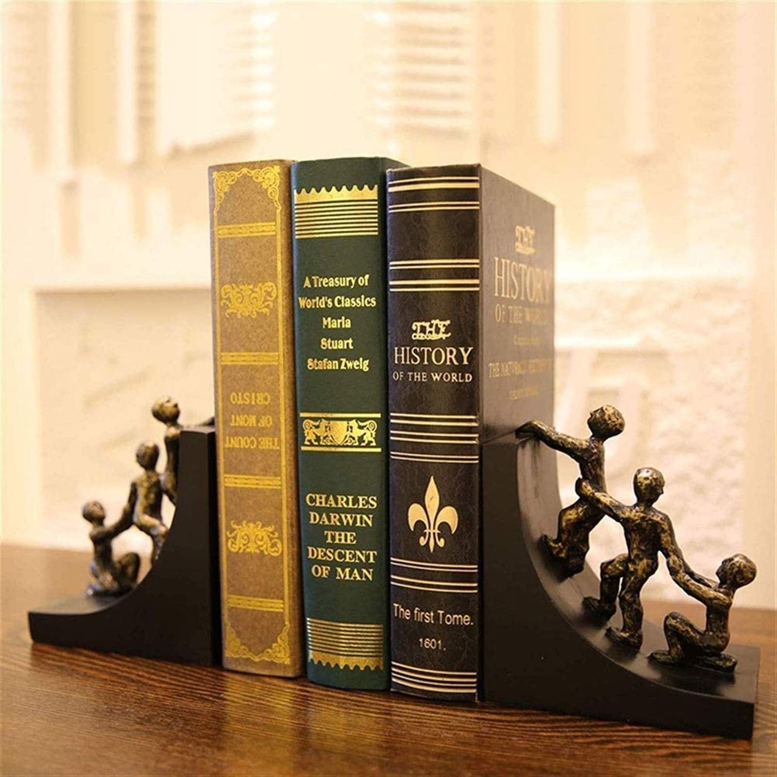 Fairy Tale Resin Bookends for Shelves - Decorative Book Holders for Bookshelves, Home Office & Kids Room Decor - Perfect for Organizing Books, Adding Style to Bookshelves, and Enhancing Fairy Tale Themed Rooms