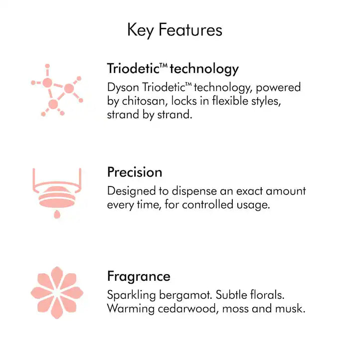 Chitosan Pre-Styling Hair Cream for Flexible Hold - Dyson Airwrap & Hair Dryer Compatible - Perfect for Smoothing, Volumizing & Heat Protection
