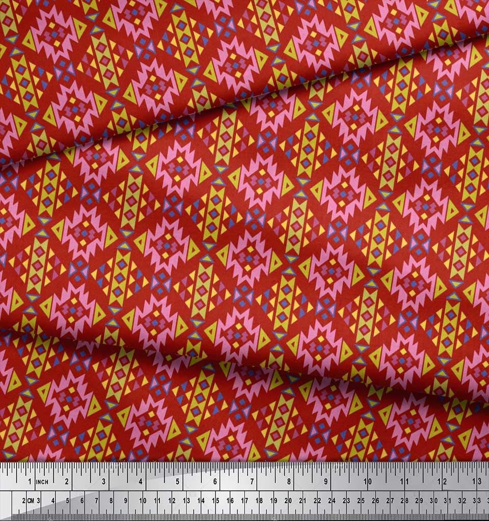 Soimoi Moss Georgette Brown Fabric by The Yard - 42