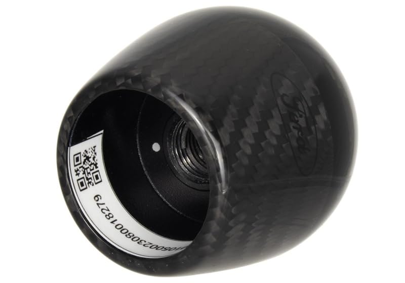 Ford Racing M-7213-FSTCF Focus ST 6-Speed Manual Transmission Carbon Fiber Shift Knob - Black | Upgrade Your Driving Experience for Sporty Performance & Interior Style