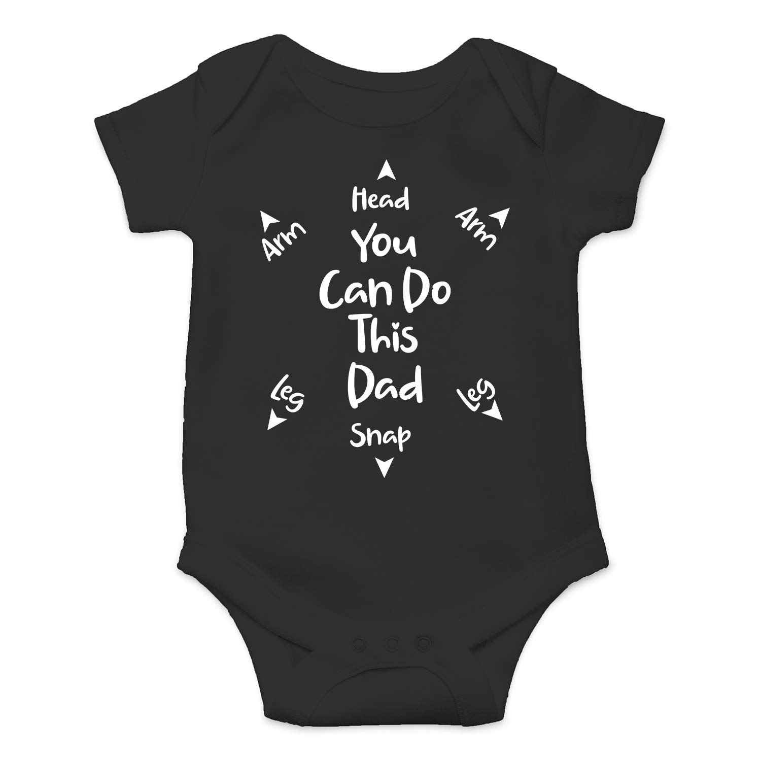 Funny Baby Bodysuit for Newborns - Dad Gift & Baby Essentials for Boys & Girls - Perfect for Playtime & Photos