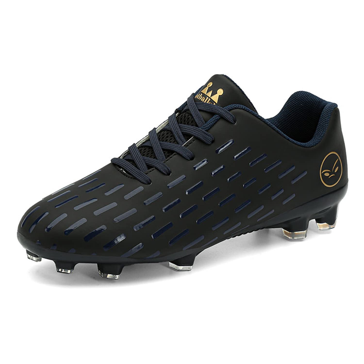 LYKD Boys Girls Athletic Outdoor Football Shoes - Kids Soccer Cleats for Ground & Turf - Lightweight Sneakers for Training & Matches - Perfect for Youth Sports & Outdoor Play
