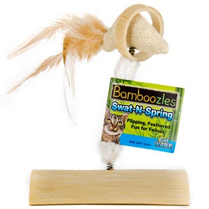 Bamboozles Swat N Spring Cat Toy - Interactive Cat Toy for Play & Exercise - Perfect for Indoor Cats & Kittens