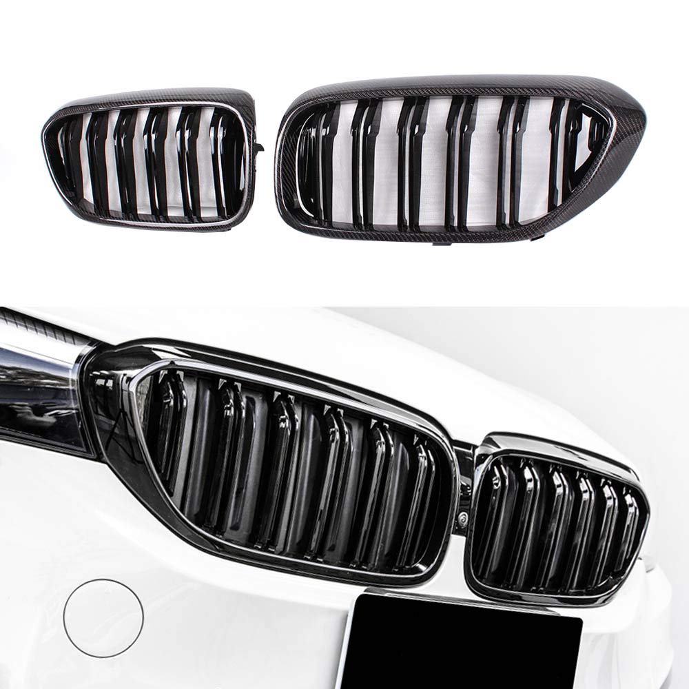 Real Carbon Fiber Front Kidney Grille for BMW X3 F25 & X4 F26 (2014-2018) - Premium Car Styling Upgrade for Enhanced Luxury Look