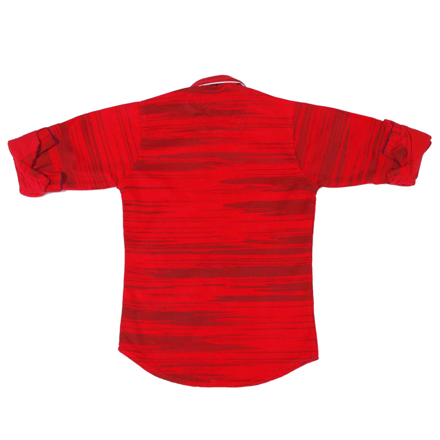 Stylish MashUp Striped Red Shirt for Men & Women | Trendy Casual Wear for Outings, Dates & Everyday Fashion | Comfortable Cotton Blend Top