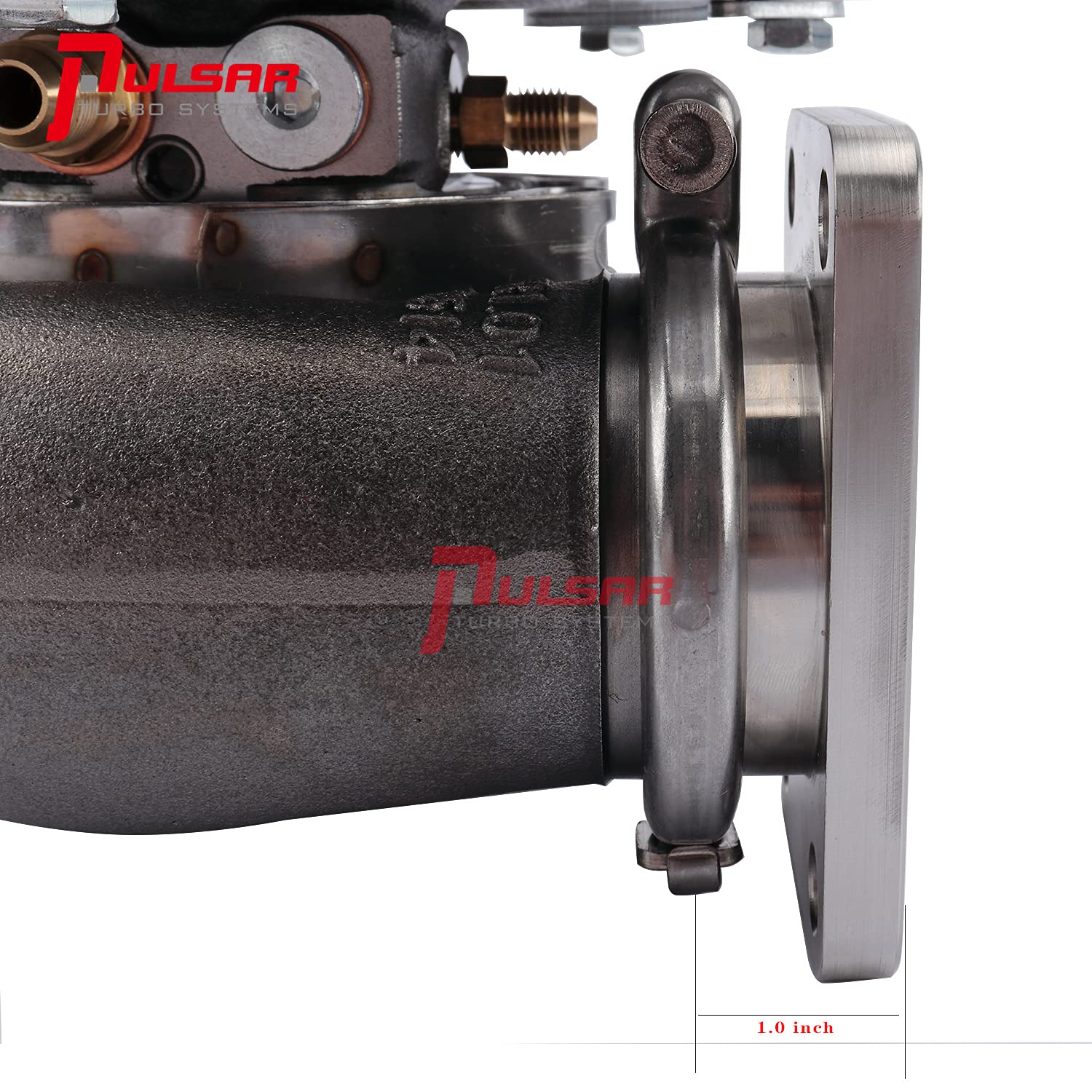 PSR V-Band to T3 Adapter - Compact Turbocharger Flange Converter for Performance Upgrades - Perfect for Turbocharged Vehicles & Engine Modifications