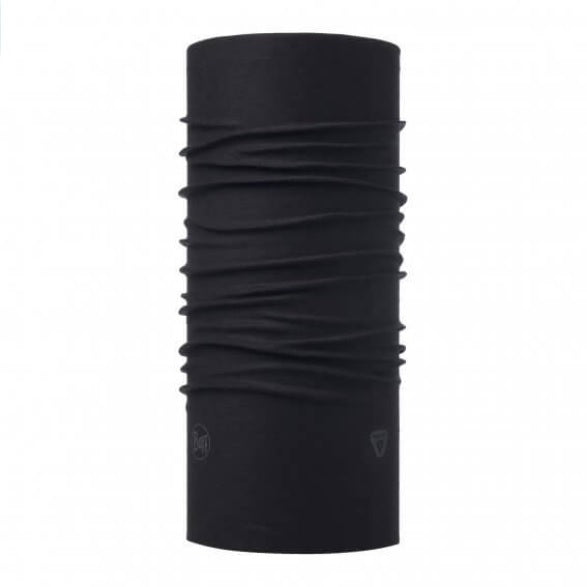 BUFF ThermoNet Solid Black Balaclava - Winter Face Mask for Cold Weather, Skiing, Snowboarding & Outdoor Activities