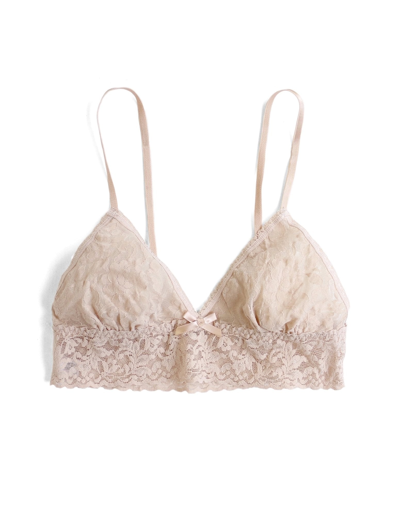 Signature Lace Triangle Bralette - Comfortable Wireless Bralette for Women | Perfect for Yoga, Lounge & Everyday Wear