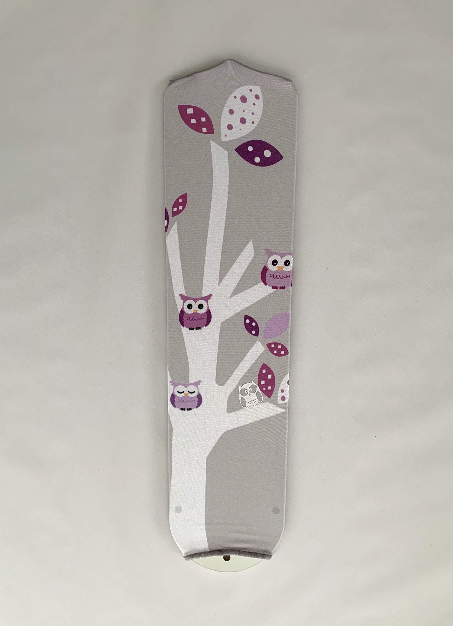 Stylish Owl Tree Design Ceiling Fan Blade Covers - Decorative Fan Cover for Kids Room, Nursery, or Themed Home Decor