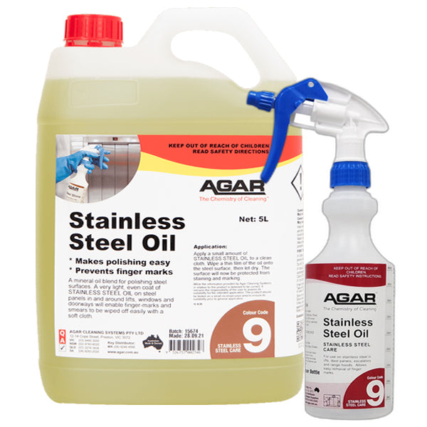 Premium Agar Stainless Steel Oil – Protect & Shine Metal Surfaces | Rust Prevention for Kitchenware, Tools & Outdoor Equipment | Easy Application for Long-Lasting Protection