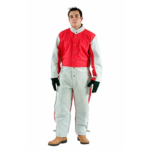 Heavy Duty Leather Blast Suit for Sandblasting - Sizes Small to 3XLarge (ISW Certified) | Protective Workwear for Industrial Cleaning & Metal Surface Preparation