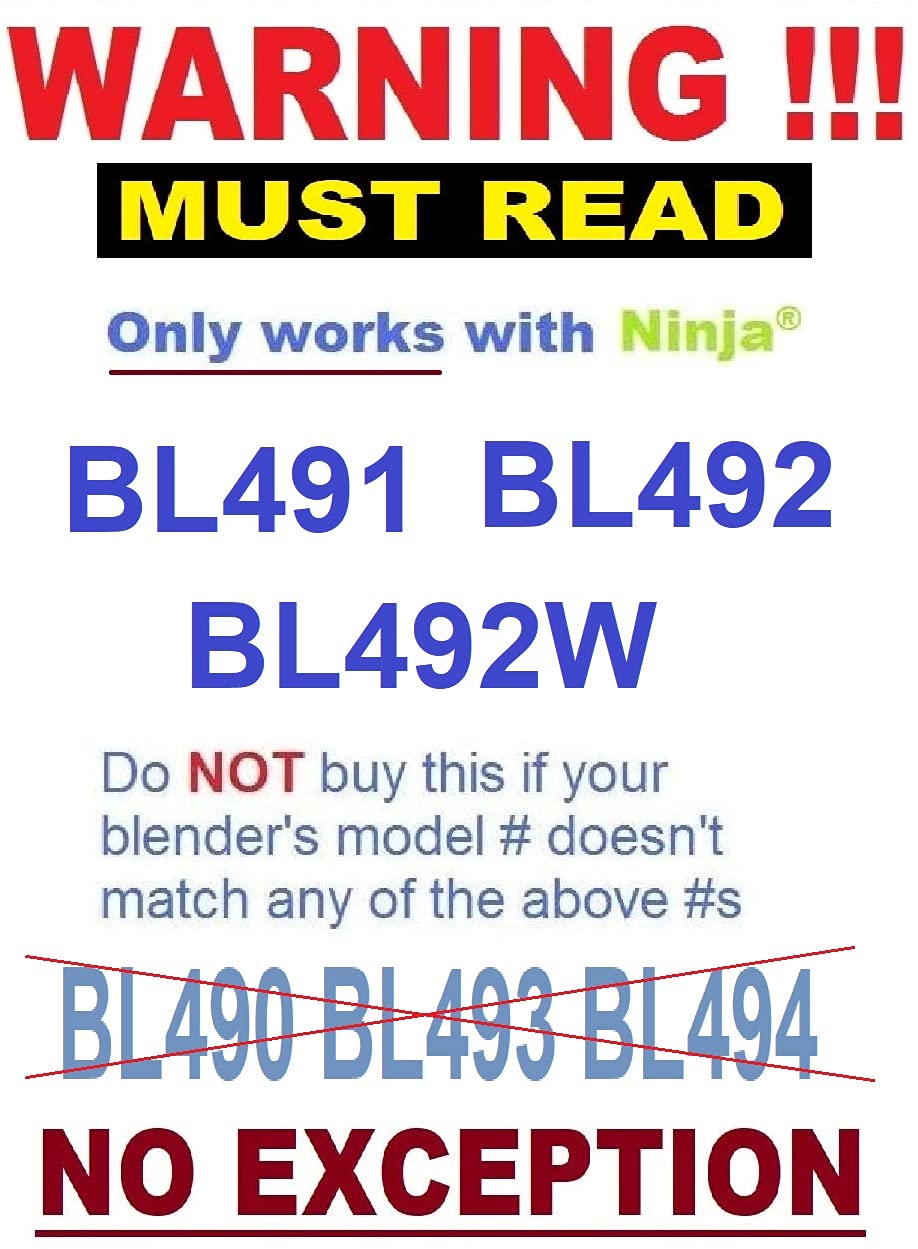 Ninja Motor Base for BL491 BL492 Blenders - Compact & Powerful for Smoothies