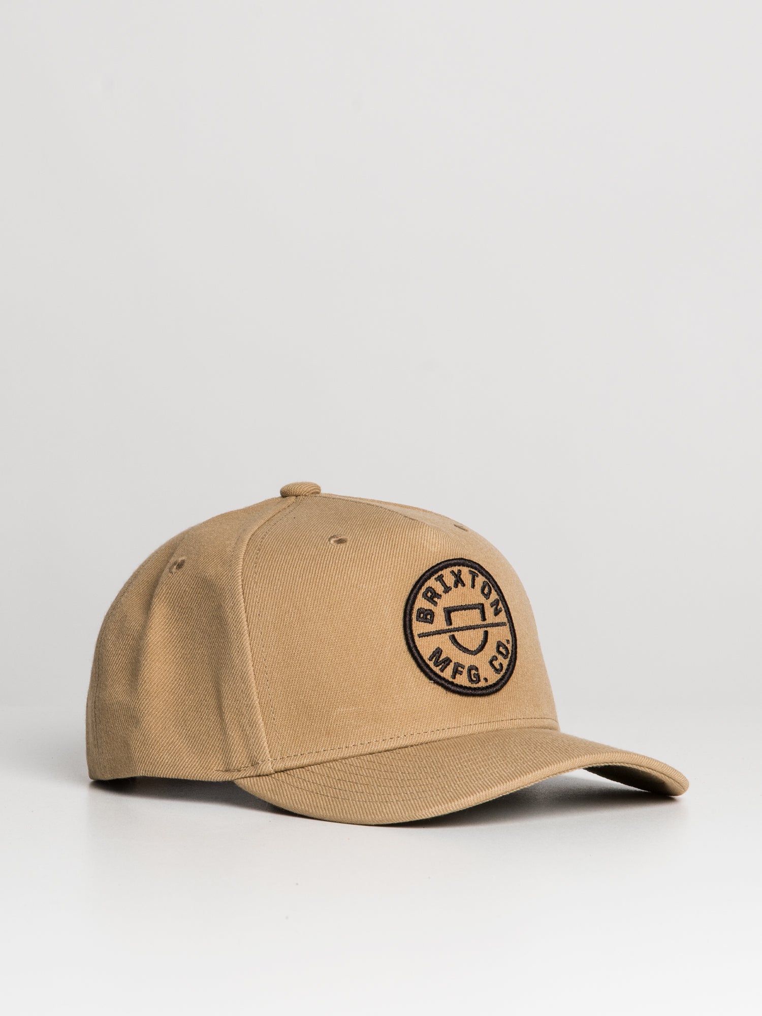 BRIXTON CREST C MP Medal Bronze Snapback Hat - Vintage Style Adjustable Baseball Cap for Men & Women - Perfect for Streetwear, Casual Outfits, and Sports Events