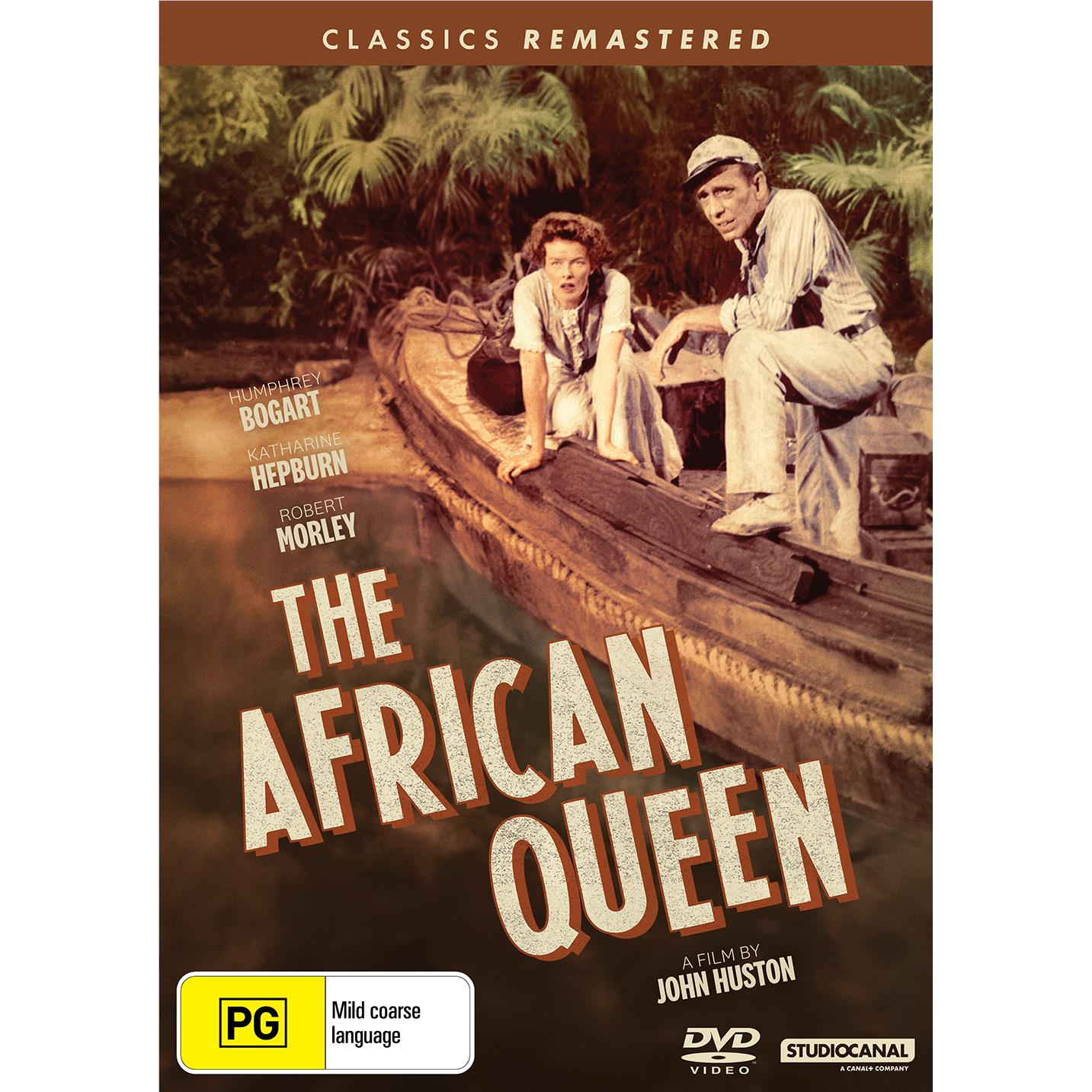 African Queen - Classic Adventure Movie DVD | Perfect for Movie Nights & Film Collections