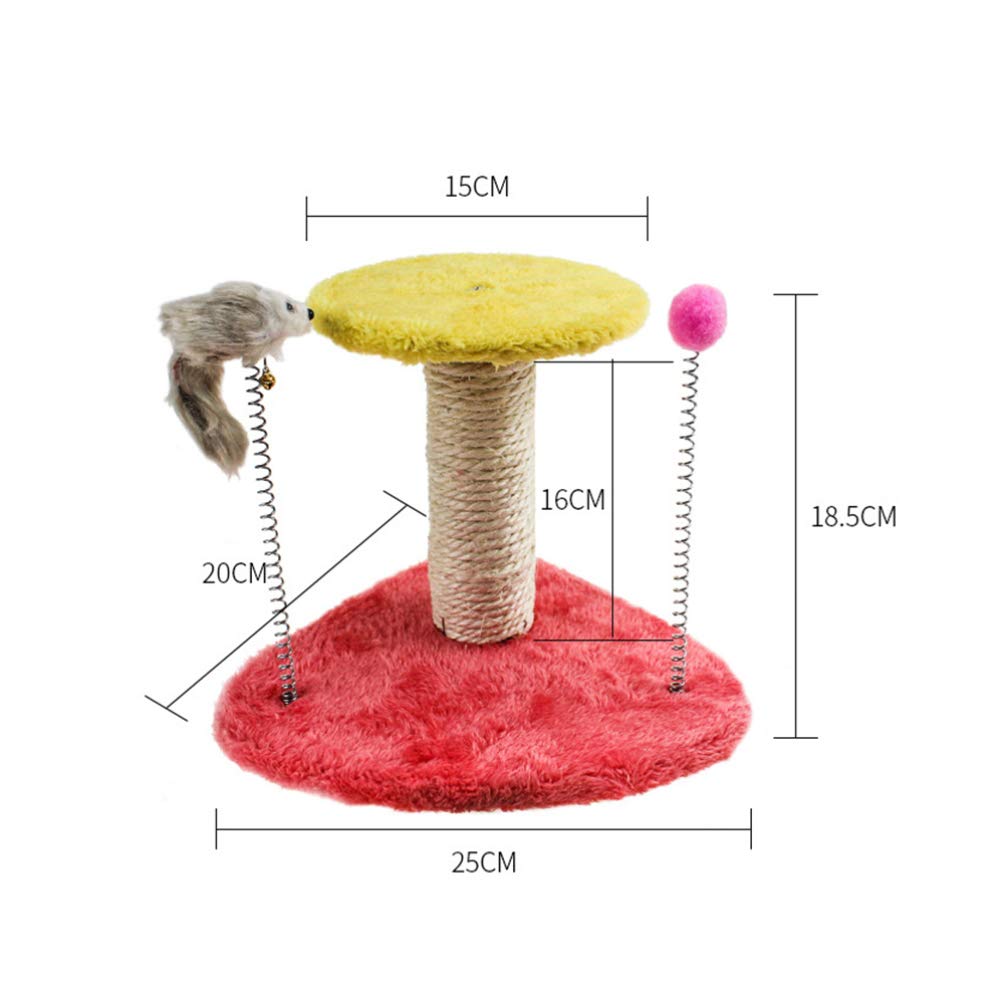 POPETPOP Cat Tree Tower - Multi-Level Cat Climbing Furniture with Scratching Post, Hanging Toys & Cozy Perch for Kittens & Adult Cats | Perfect for Play, Exercise, Relaxation & Sleep in Your Home