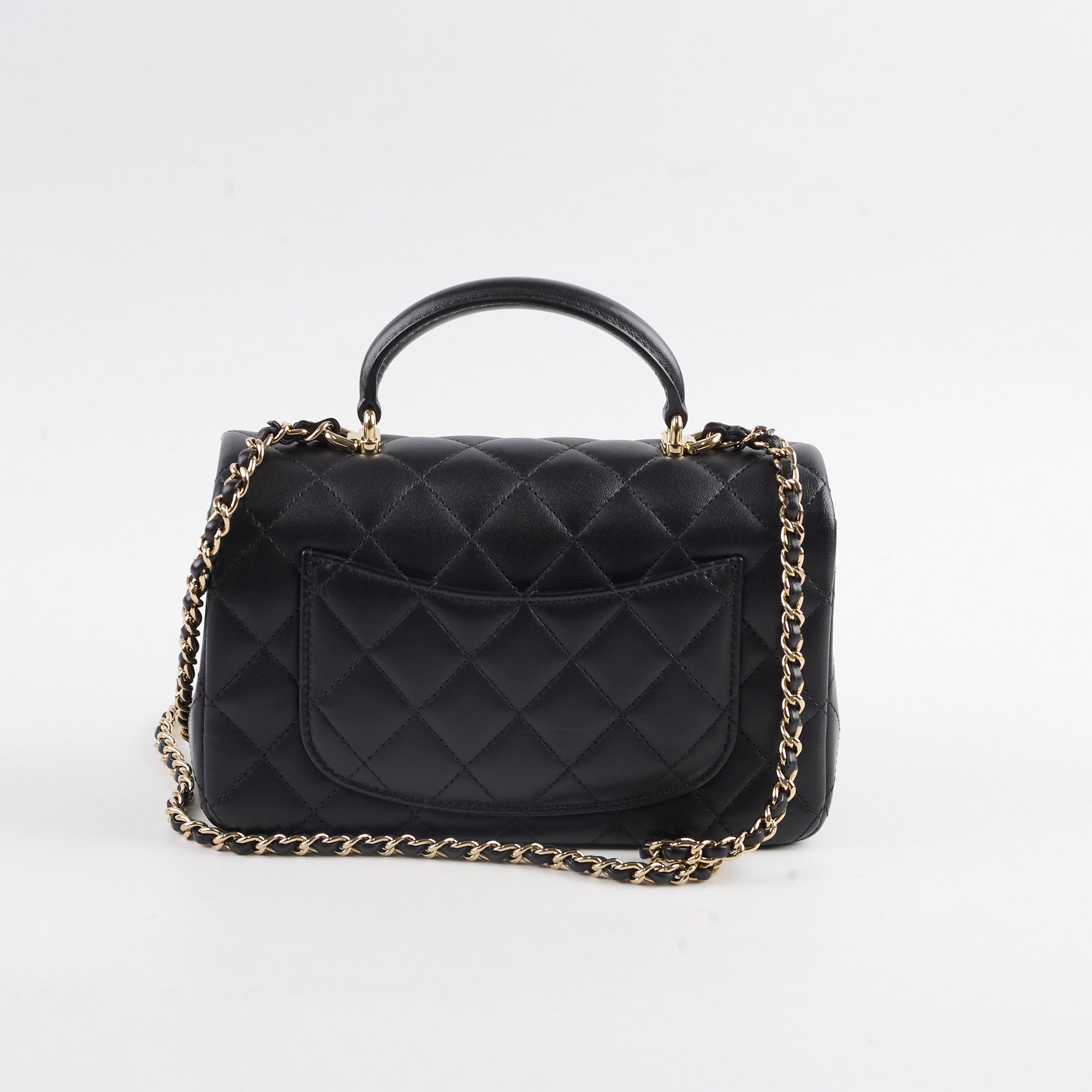 Chanel Mini Rectangular Top Handle Bag Black Microchipped - Luxury Designer Crossbody Purse for Women, Perfect for Date Night & Special Occasions