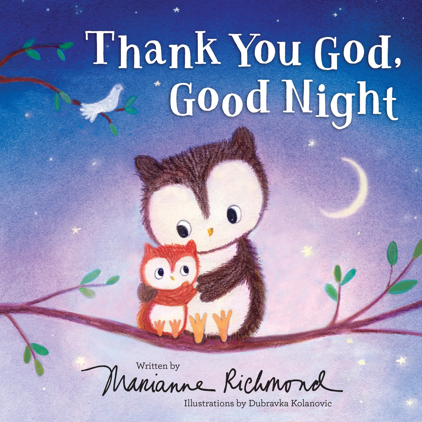 Thank You God, Good Night - Inspirational Christian Wall Art for Bedroom Decor & Nursery - Perfect for Home, Church, or Gift Giving