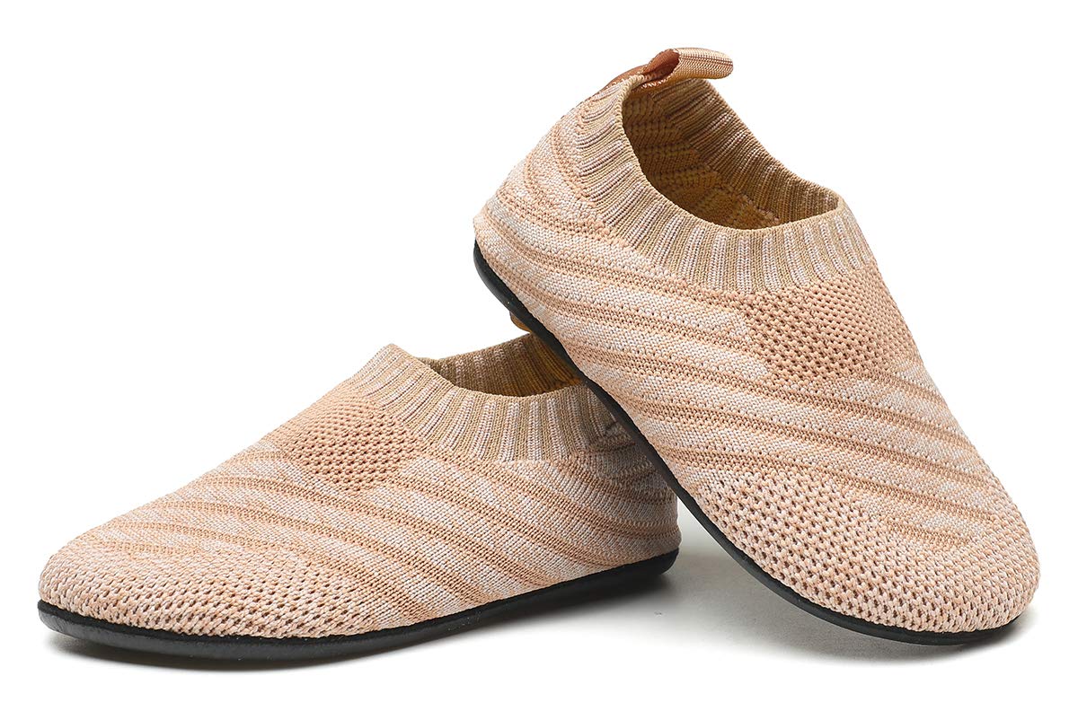 SLEVEL Toddler Boys Girls Non-Slip House Socks - Soft Indoor Slippers for Little Kids - Lightweight Home Shoes for Playtime & Nursery Comfort