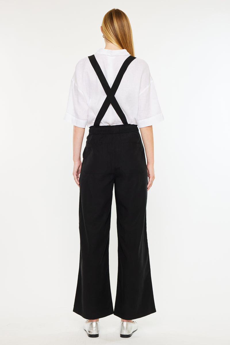 Christy Ultra High Rise Linen Paperbag Wide Pants - Women's Casual Linen Trousers for Summer, Office & Travel