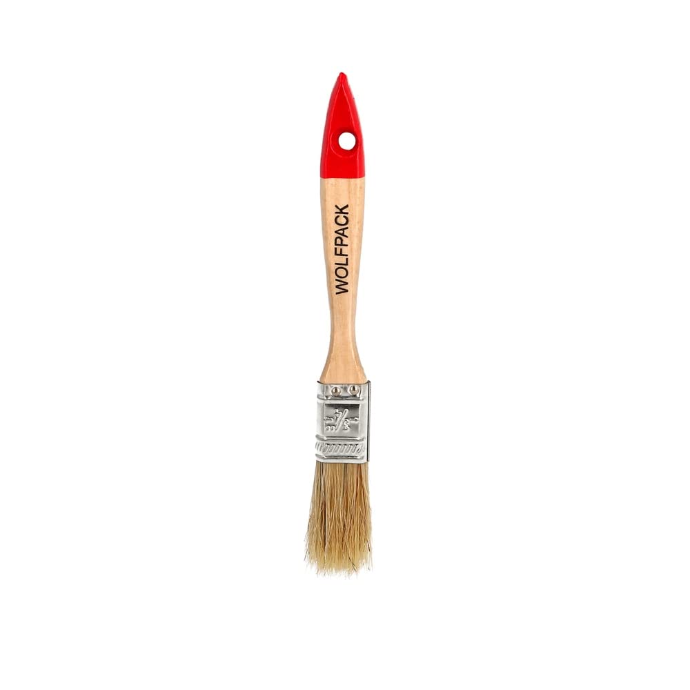 Premium 12 Size White Pig Bristle Paint Brushes for Artists & DIY Projects – Perfect for Oil, Acrylic, and Watercolor Painting