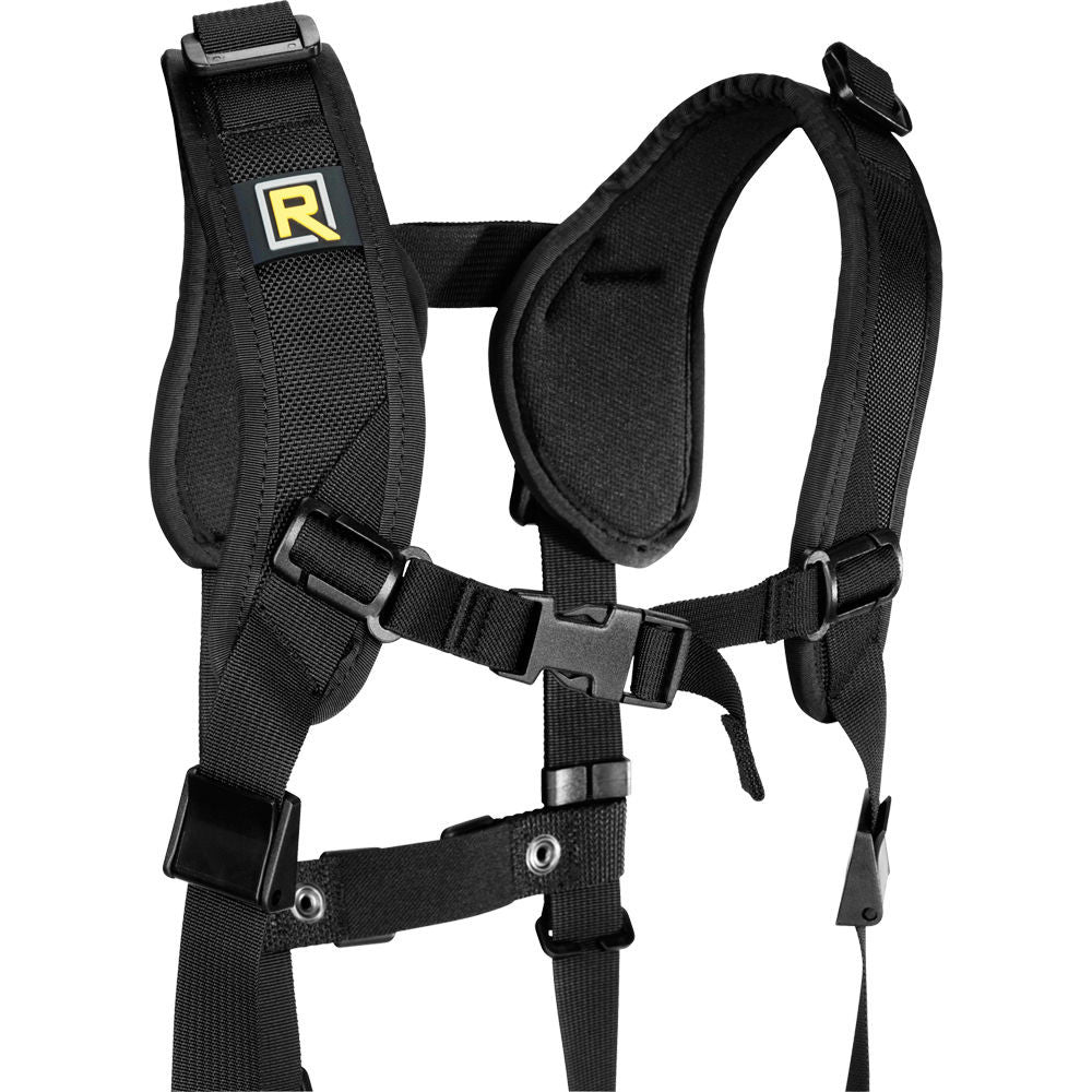 Black Rapid Slim Double Camera Strap (DR 2) - Comfortable Dual Camera Harness for Professional Photographers - Perfect for Weddings, Events & Travel Photography