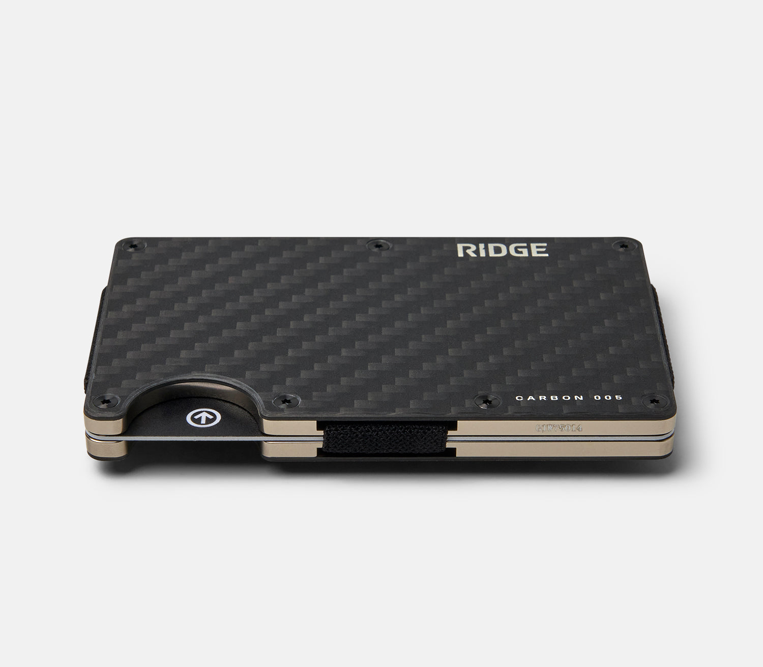 Ridge Wallet Monaco White Carbon Fiber Slim Minimalist RFID Blocking Front Pocket Wallet for Men - Perfect for Everyday Carry, Travel & Gifts