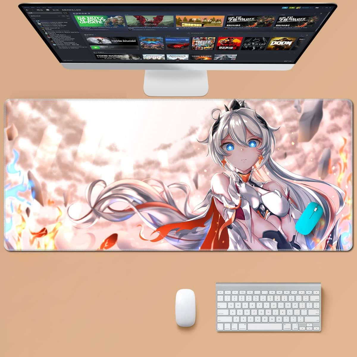 Honkai Impact 3rd Theresa Apocalypse Anime Mouse Pad - 12.8