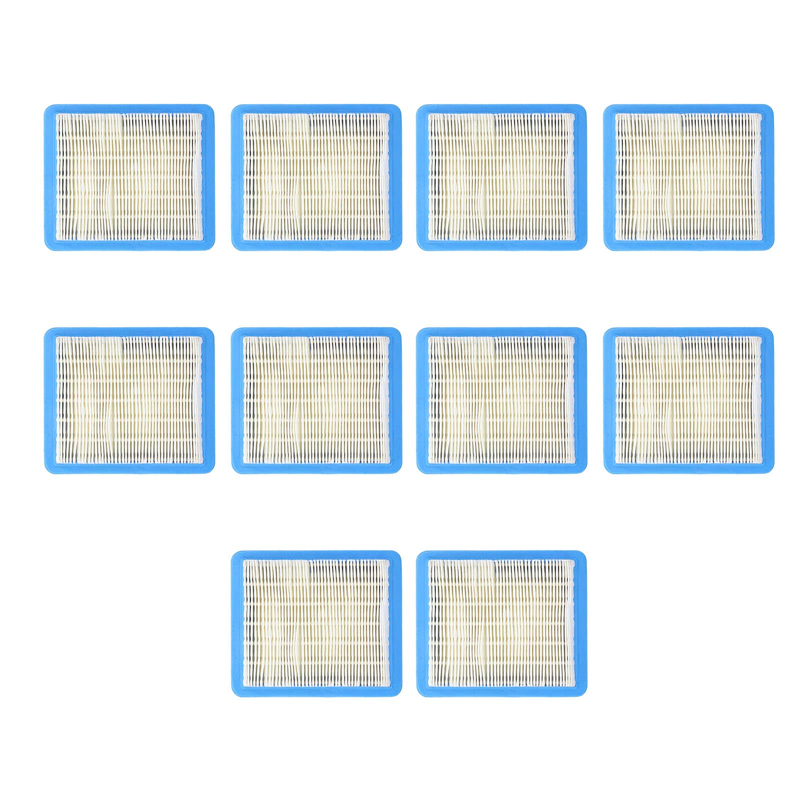 10Pcs Lawn Mower Air Filter Replacement for John Deere LG491588 - Tractor Air Filter Elements with Durable Rubber & Iron Construction - Perfect for Lawn Care, Landscaping & Agricultural Equipment Maintenance