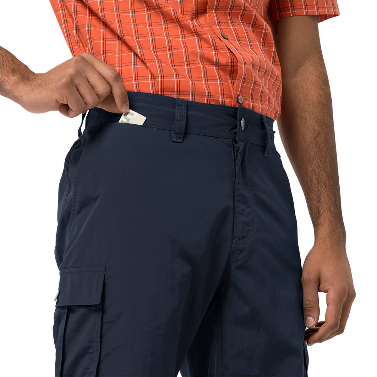 Jack Wolfskin Men's Cargo Shorts - Durable Outdoor Adventure Pants for Hiking, Camping & Travel - Quick-Dry & Multi-Pocket Tactical Shorts