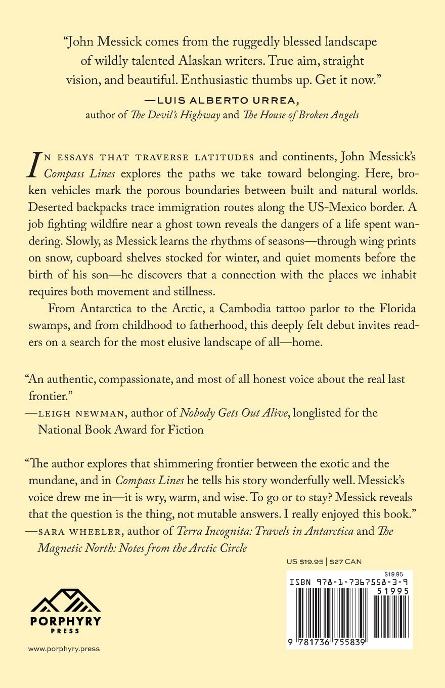 Compass Lines: Journeys Toward Home - Travel Adventure Book for Road Trips & Self-Discovery