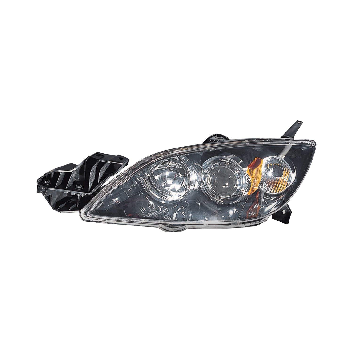 OE Replacement Headlight Assembly for Mazda 3 2004-2009 - Compatible with MA2518107 (Pair) - Perfect for Night Driving & Foggy Conditions