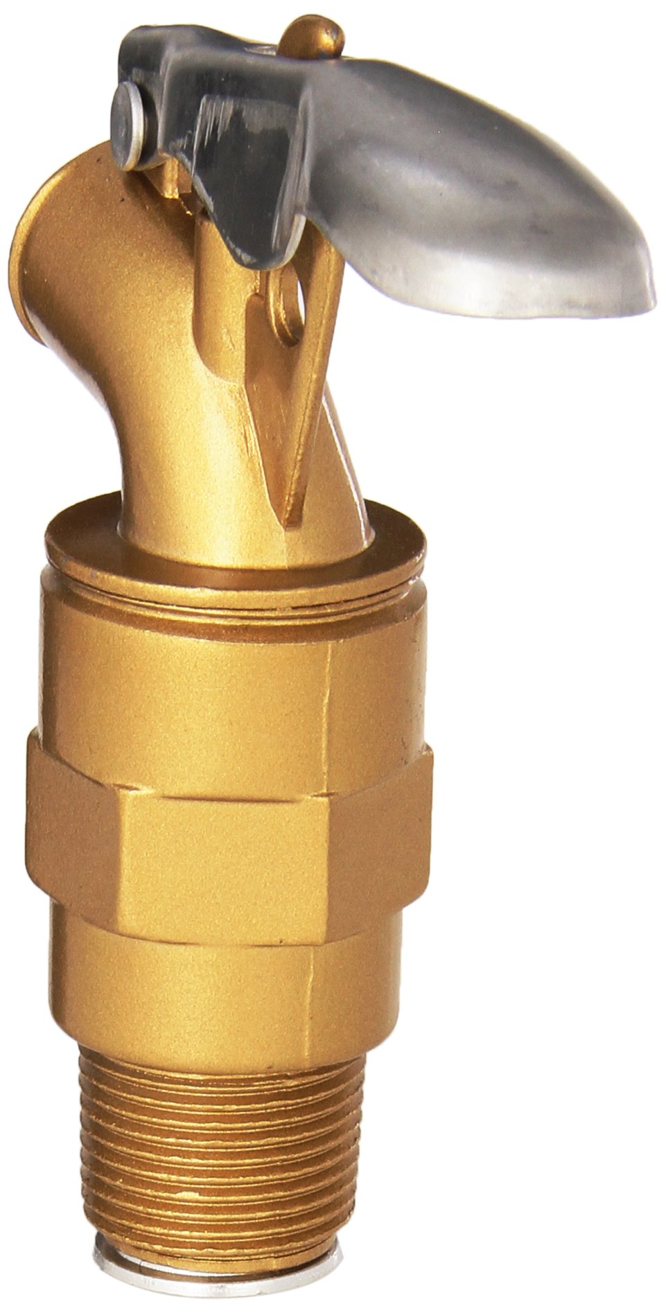 Tool Aid SG Tool Aid 17650 Drum Faucet - Grey/Gold Finish - Heavy Duty Barrel Tap for Home Brewing, Wine Making & Water Storage Barrels