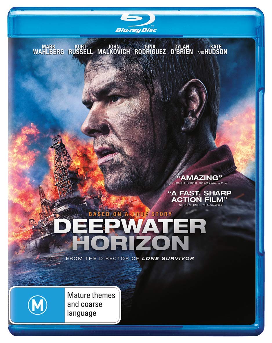 Deepwater Horizon Blu-ray DVD | Action Drama Movie Based on True Events | Perfect for Home Theater & Movie Night Collections