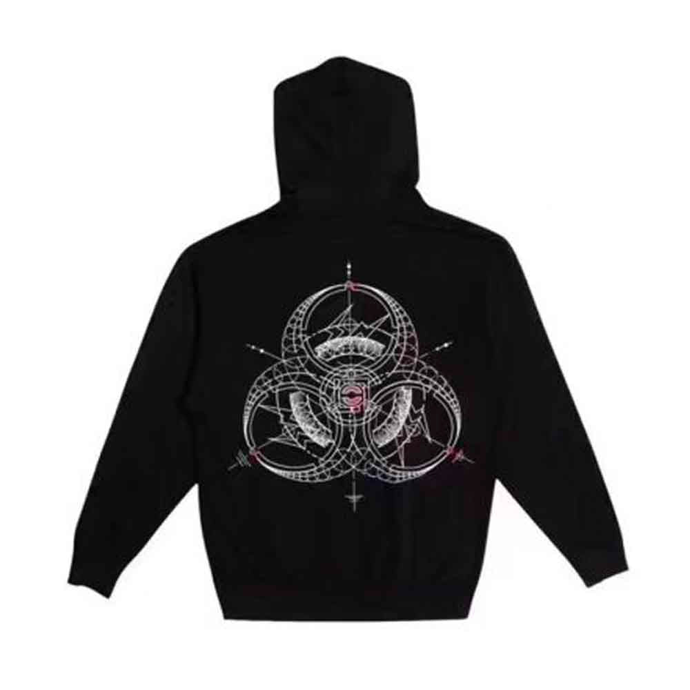 CLOT X FRAGMENT X INNERSECT Black Hoodie - Streetwear Fashion for Men, Hip Hop Style, Urban Casual Wear - Perfect for Concerts, Street Photography & Everyday Outfits