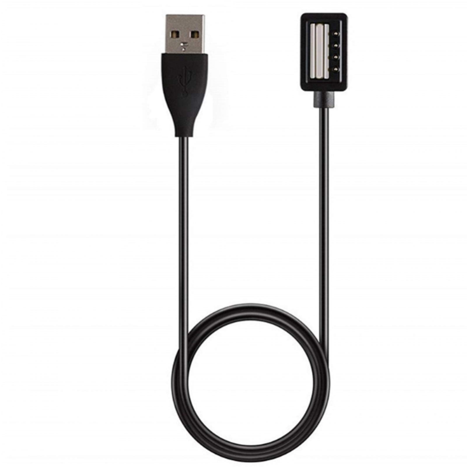 1M Fast Charging USB Cable for SUUNTO 9 Baro & SUUNTO 4 Black Smartwatches - High-Speed Data Clip Charger with Bottom Slot Design - Perfect for Travel, Workouts & Outdoor Adventures