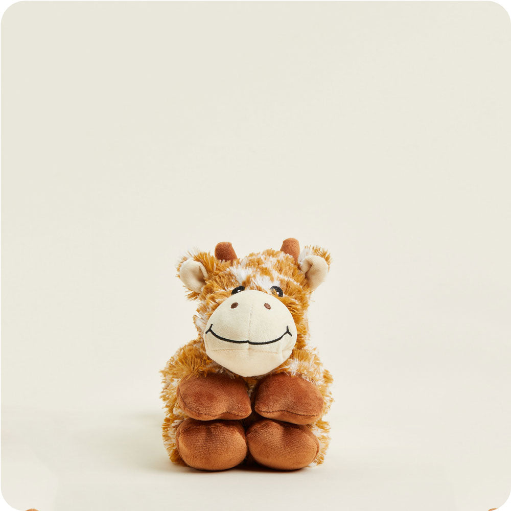 Cozy Giraffe Print Warmies Wrap - Soft & Plush Microwaveable Heating Pad for Kids & Adults - Perfect for Relaxation, Stress Relief & Cold Weather Comfort