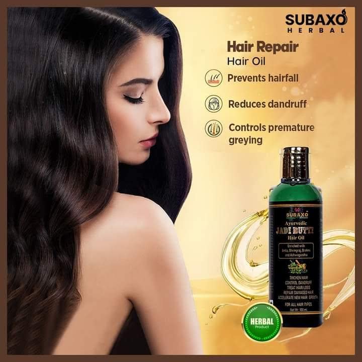 SUBAXO Herbal Hair Oil & Conditioner Set (200ml Each) - Natural Hair Growth Treatment for Dry, Damaged Hair - Perfect for Daily Hair Care & Scalp Nourishment