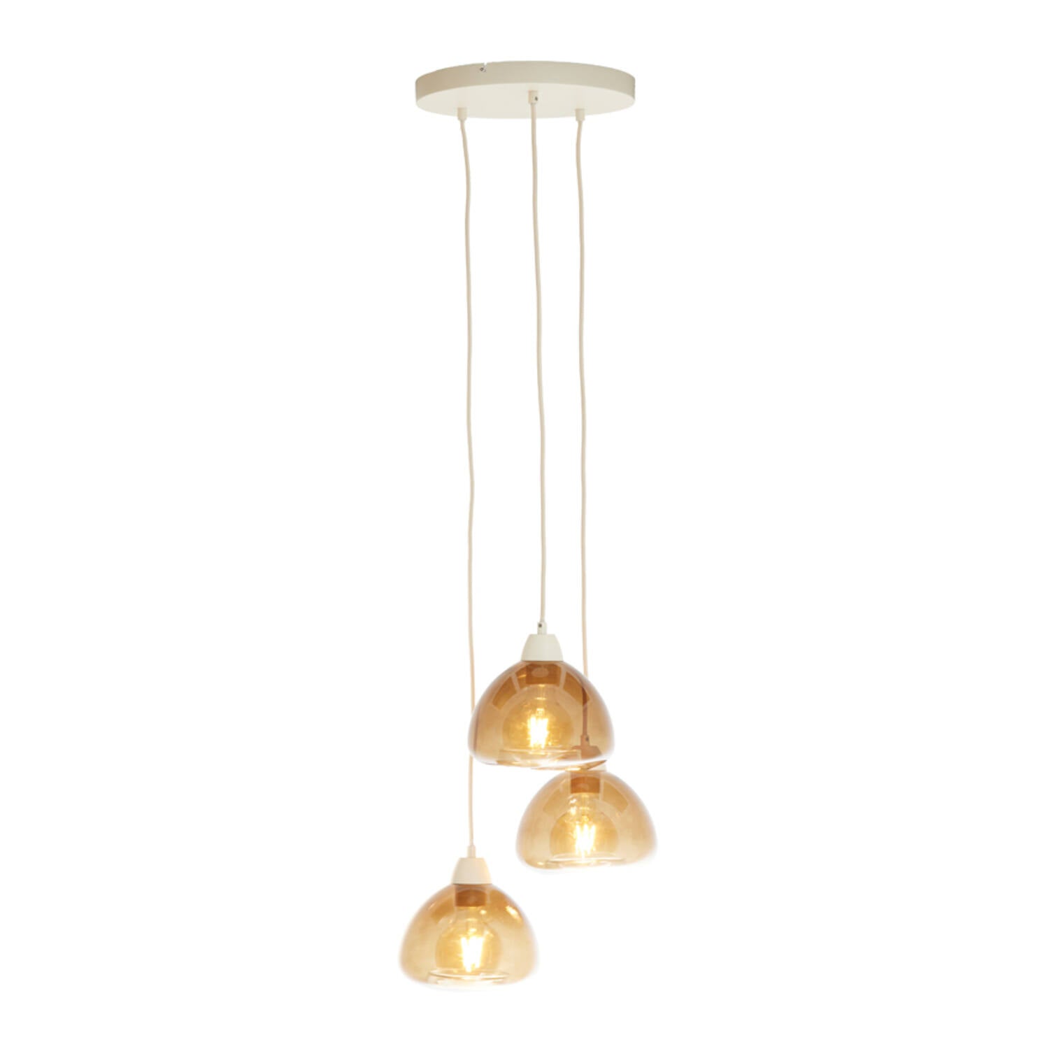 Bisho Modern Hanging Lamp - 3 Light Pendant, Ø30x14cm - Perfect for Dining Room, Kitchen Island, and Living Room Lighting