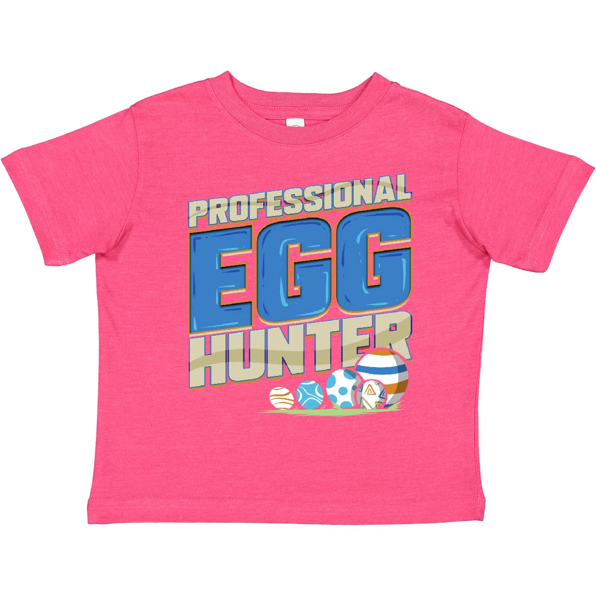 Inktastic Easter Professional Egg Hunter Toddler T-Shirt - Cute Easter Outfit for Boys & Girls - Perfect for Easter Egg Hunts, Family Photos & Spring Celebrations