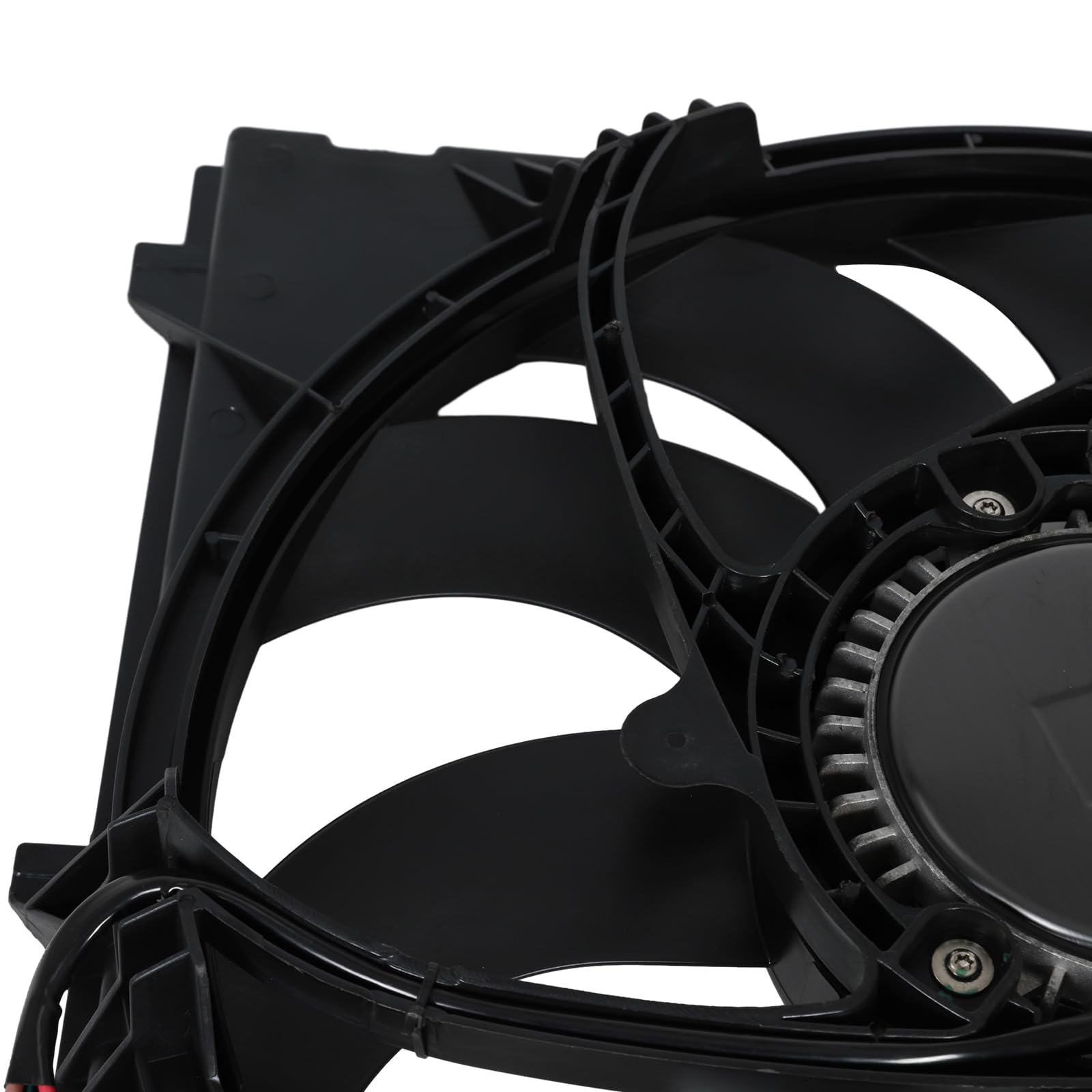 12V DC 600W High Performance Brushless Cooling Fan - Direct OEM Replacement for BMW E83 X3 2004-2010 2.0L Models (Part# 17113442089, 17423442096) - Perfect for Engine Radiator Cooling & Overheating Prevention