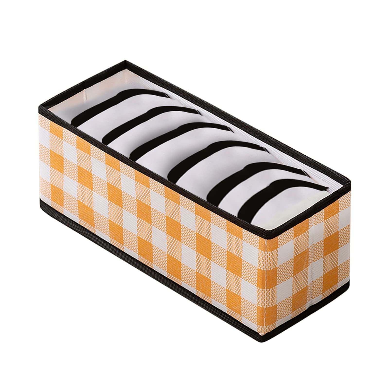 Foldable Mesh Underwear Organizer for Drawer & Closet - Space Saving Storage Box for Bras, Panties & Leggings