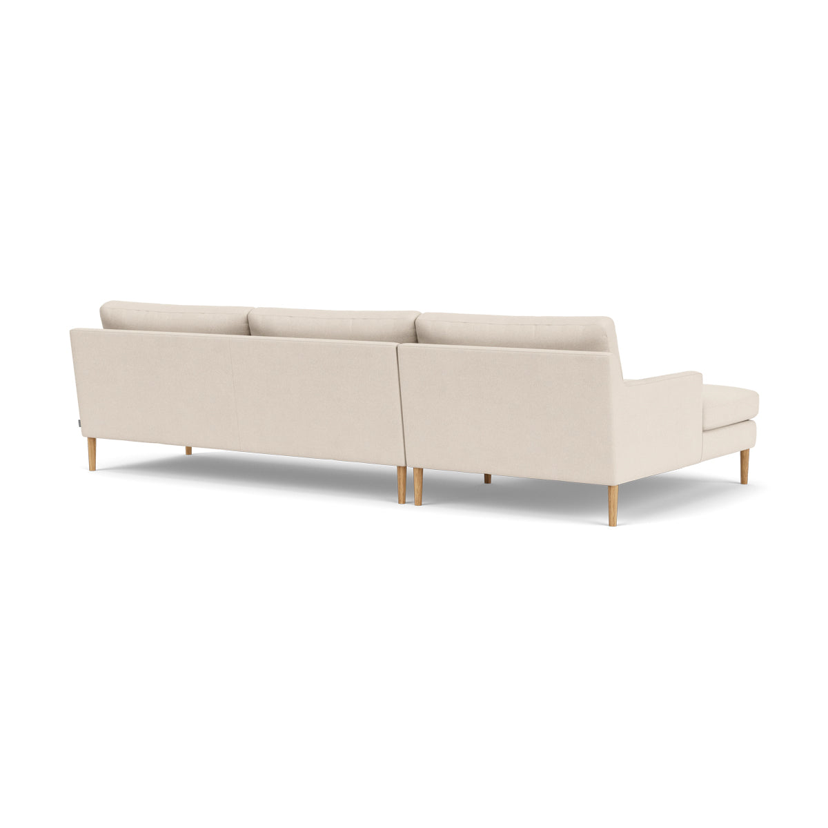 Astha Fabric Left Chaise Sofa - Modern L-Shaped Sectional Couch with Reversible Design for Living Room, Lounge & Home Theater Comfort