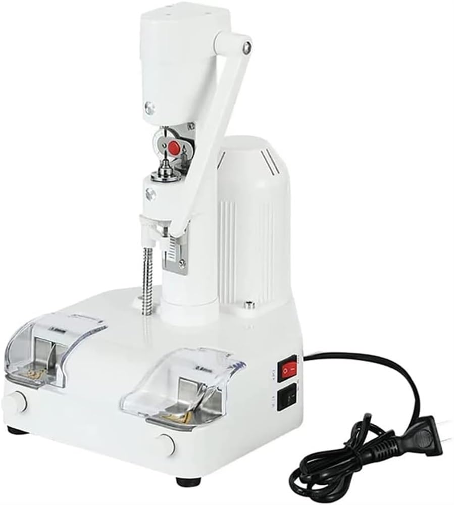 Electric Punch Machine for Optical Lenses - Glass Cutting Tool, Notch Drill for Eyeglass Lenses, Precision Positioning Processing Equipment for Optical Shops | Professional Eyewear Workshop & Lens Manufacturing Tool