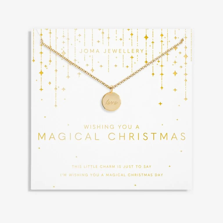 Joma Jewellery Necklace - My Moments Wishing You A Magical Christmas | Elegant Holiday Gift for Her, Perfect for Christmas Parties & Festive Celebrations