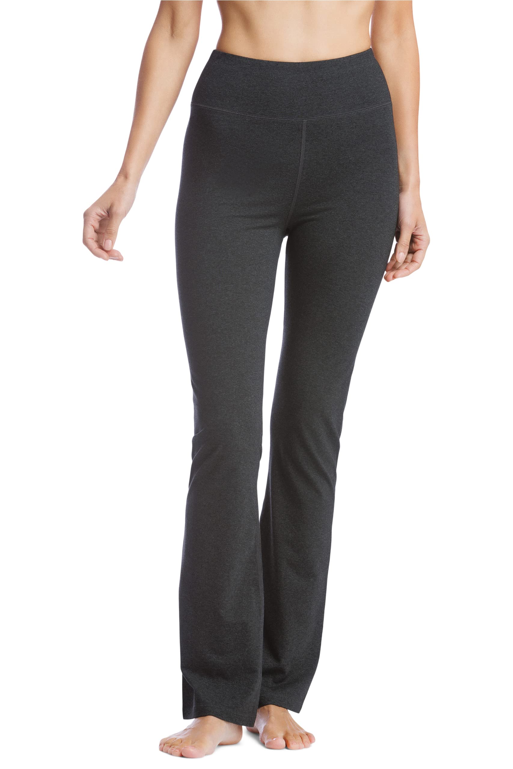 Fishers Finery Women's High Waisted Bootcut Yoga Pants - Eco-Friendly Stretchy Athletic Leggings for Workout, Lounge & Everyday Wear